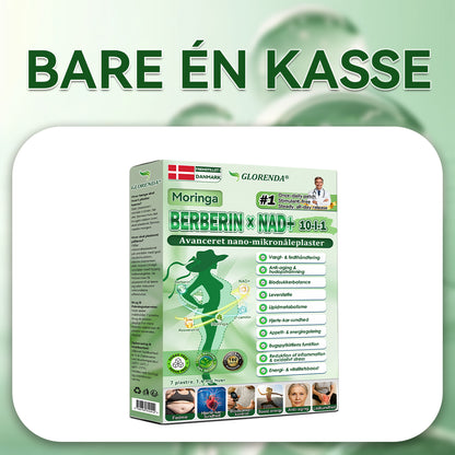 𝑶𝒇𝒇𝒊𝒄𝒊𝒆𝒍 𝑩𝒖𝒕𝒊𝒌 | 🌱🌱 𝐆𝐋𝐎𝑹𝑬𝑵𝐃𝗔® 𝑴𝒐𝒓𝒊𝒏𝒈𝗮 · 𝗕𝗲𝗿𝗯𝗲𝗿𝗶𝗻 × 𝑵𝐀𝐃⁺ 𝟏𝟎-𝐢-𝟏 𝗔𝗱𝘃𝗮𝗻𝗰𝗲𝗿𝗲𝘁 𝙉𝙖𝙣𝙤-𝙈𝙞𝙠𝙧𝙤𝙣𝙖̊𝙡 𝙋𝙡𝙖𝙨𝙩𝙚𝙧 🇩🇰 (Kun én gang om dagen – synlige forandringer på 7 dage)