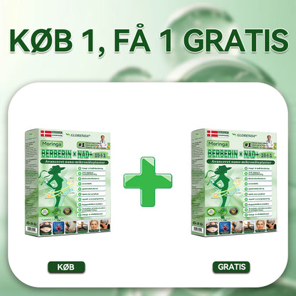 𝑶𝒇𝒇𝒊𝒄𝒊𝒆𝒍 𝑩𝒖𝒕𝒊𝒌 | 🌱🌱 𝐆𝐋𝐎𝑹𝑬𝑵𝐃𝗔® 𝑴𝒐𝒓𝒊𝒏𝒈𝗮 · 𝗕𝗲𝗿𝗯𝗲𝗿𝗶𝗻 × 𝑵𝐀𝐃⁺ 𝟏𝟎-𝐢-𝟏 𝗔𝗱𝘃𝗮𝗻𝗰𝗲𝗿𝗲𝘁 𝙉𝙖𝙣𝙤-𝙈𝙞𝙠𝙧𝙤𝙣𝙖̊𝙡 𝙋𝙡𝙖𝙨𝙩𝙚𝙧 🇩🇰 (Kun én gang om dagen – synlige forandringer på 7 dage)